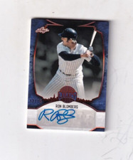 2024 RON BLOMBERG LEAF BRONX LEGACY AUTO/AUTOGRAPH  17/75 NEW YORK YANKEES