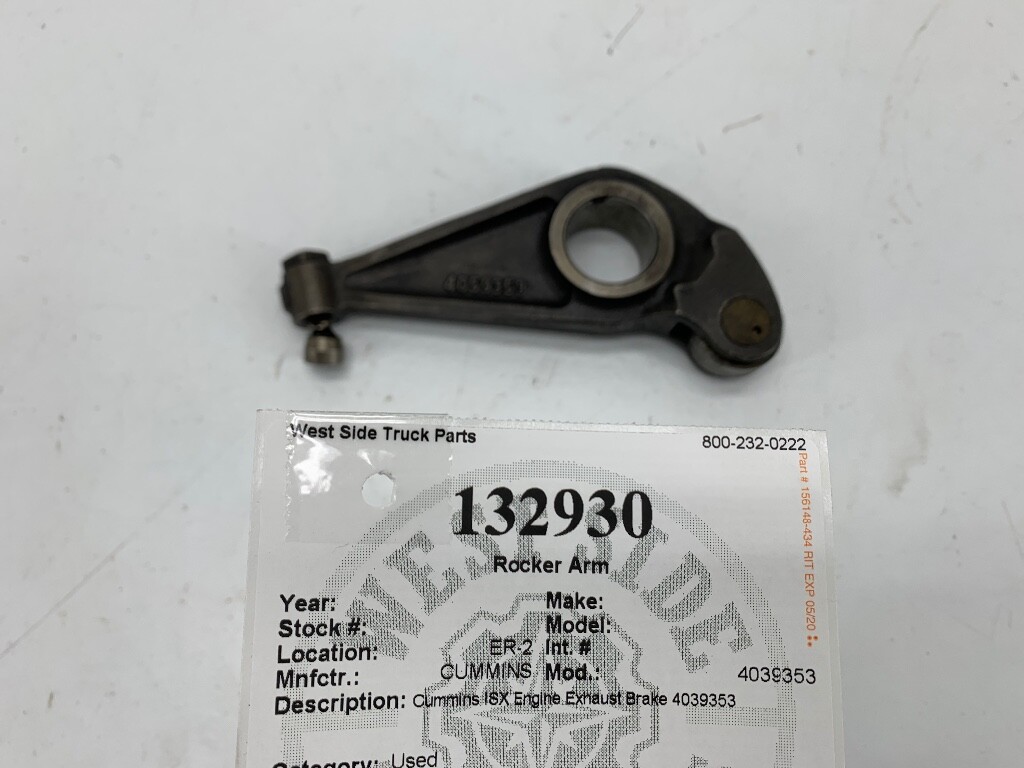 Cummins ISX Engine Exhaust Brake rocker 4039353 | eBay