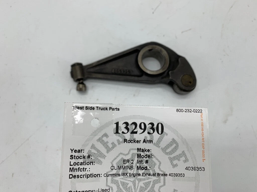 Cummins ISX Engine Exhaust Brake rocker 4039353 | eBay