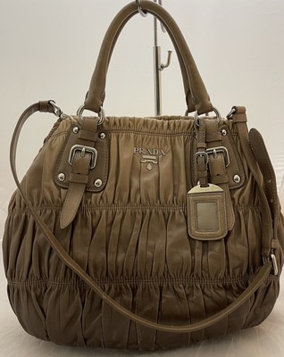 prada taupe bag