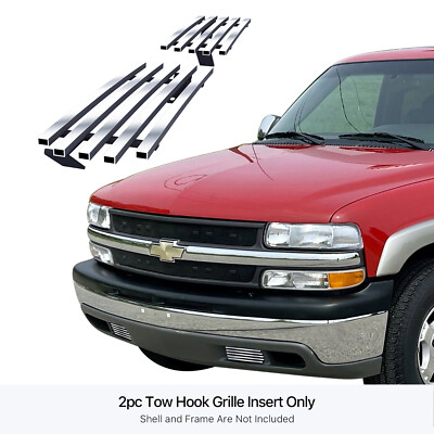 Fits 07-11 Dodge Nitro Main Upper Stainless Chrome Mesh Grille Insert