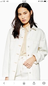 topshop denim shacket