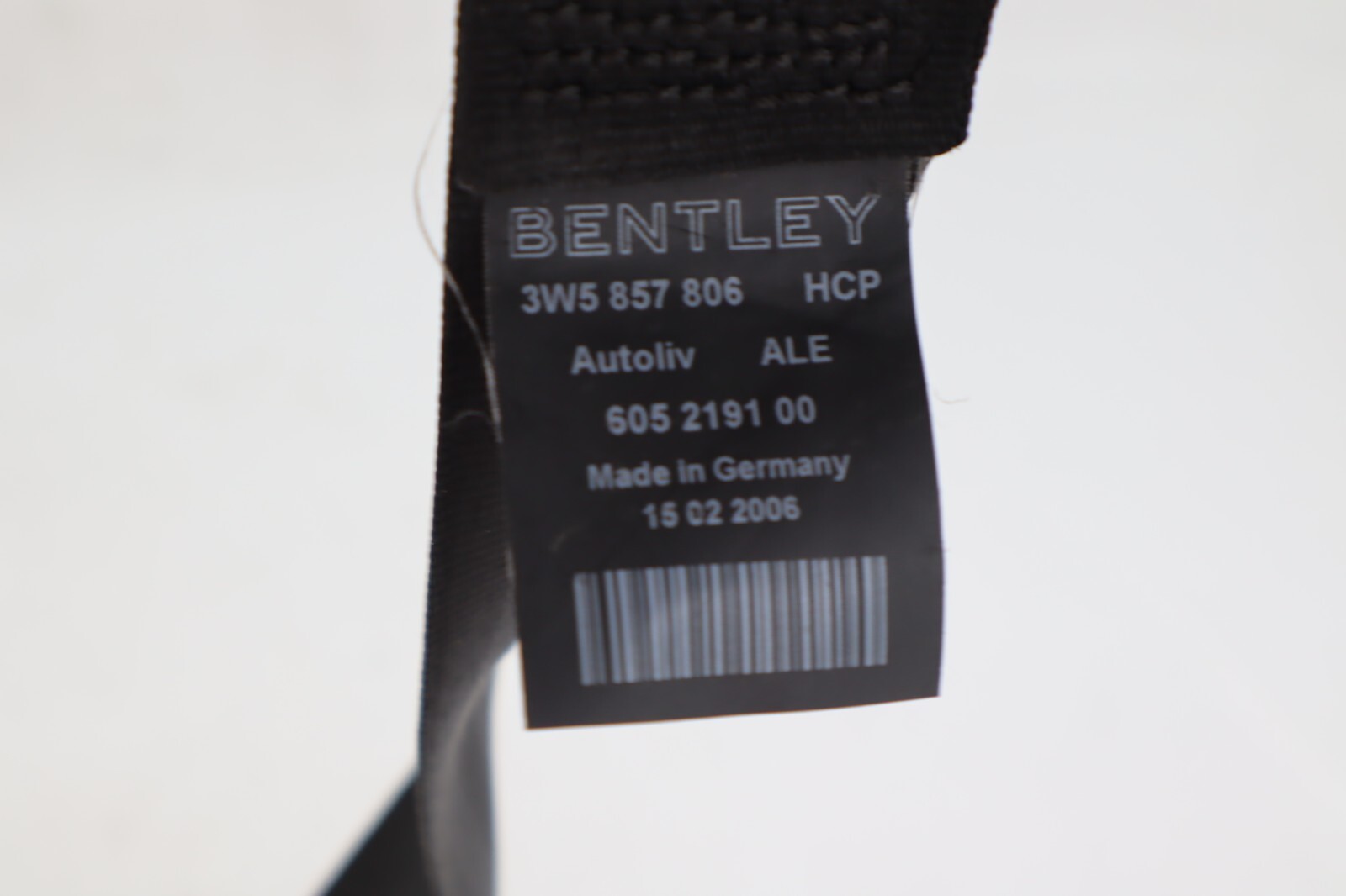 ✅ 2006-2012 BENTLEY CONTINENTAL OEM RIGHT REAR SEAT BELT RETRACTOR 3W5857806
