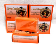 6 Carrot Oil Soaps Beauty Bars Complexion 4 Oz 125g Each New Sealed