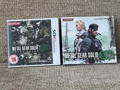 Metal Gear Solid 3D Snake Eater Nintendo 3ds Spiel gebraucht + Schuber Bonus