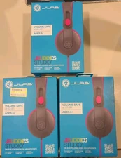 Set Of 3 JBuddies Studio 2 Wired Kids Headphones - Black/Pink