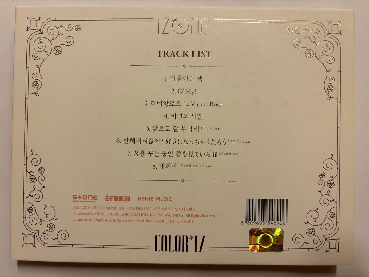 IZ*ONE [COLOR*IZ] CHOI YENA Autographed Signed Album IZONE | eBay