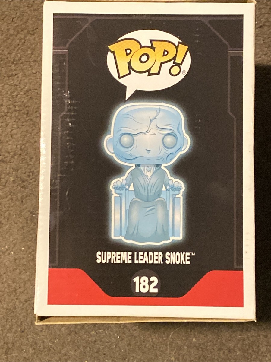 SF・ファンタジー・ホラー POP! STAR WARS SUPREME LEADER SNOKE 182 Funko POP Star Wars Supreme Leader Snoke 182 Vinyl Bobble