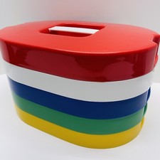 Vintage Tupperware-Like Divided Stackable Pic...
