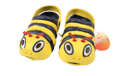 Toddler Bug Garden Shoes Clogs Toddler Sizes Yellow Blue Multiple Sizes