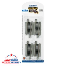 Bachmann 44530 ONE-THIRD SECTION 18" RADIUS CURVED TRACK (HO SCALE)