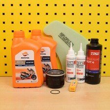 Piaggio beverly 500 Kit Service Original Filtre à Huile Air NGK Repsol 5w40