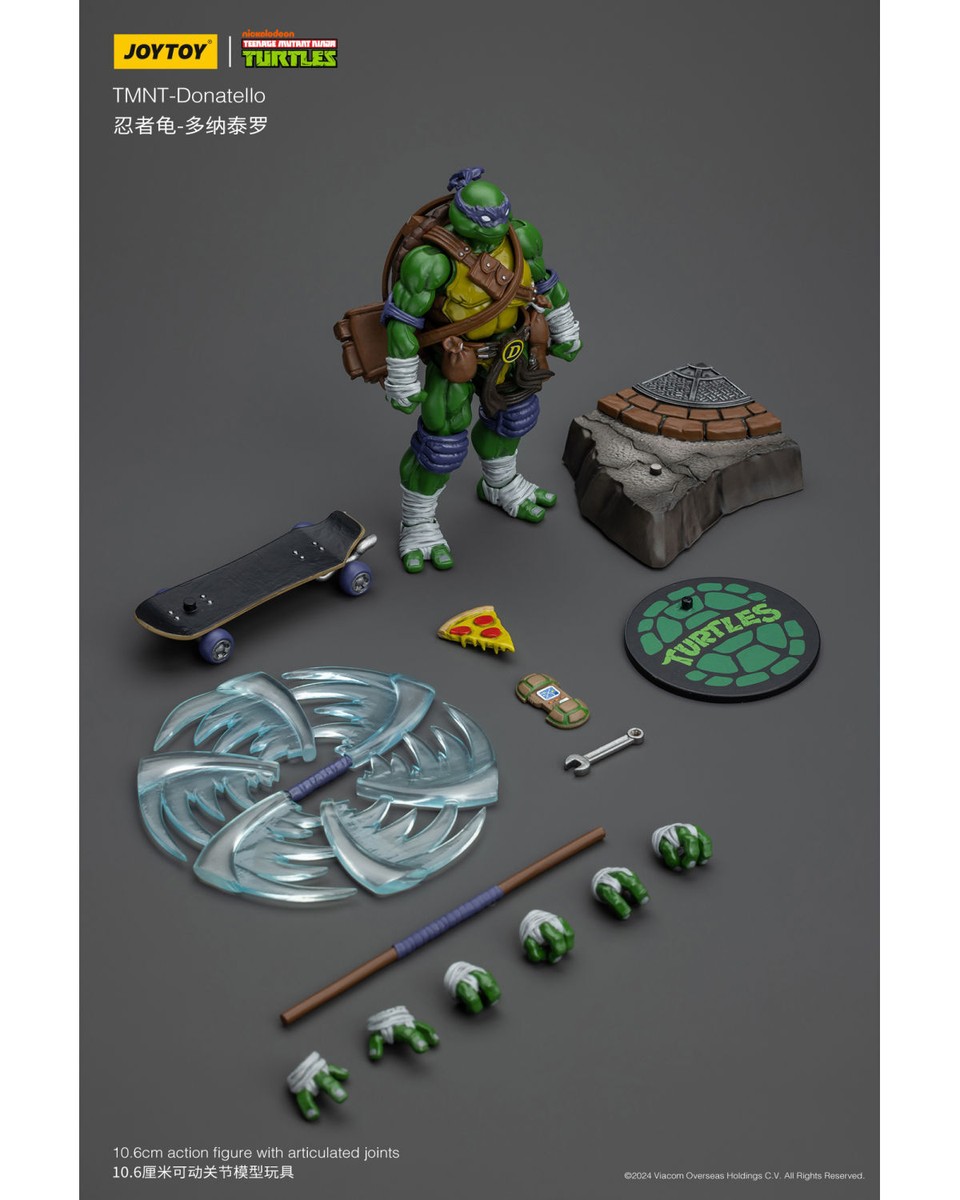 4 Pcs/Set JOYTOY TMNT Teenage Mutant Ninja Turtles 1/18 Figure 4 Pcs/Set JOYTOY TMNT Teenage Mutant Ninja Turtles 1/18 Figure