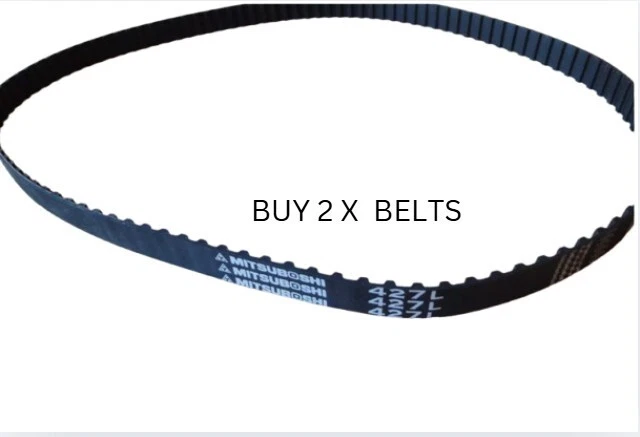 2 PCS IMC PC1 POTATO FRY CHIPPER 427L REPLACEMENT TOOTHED DRIVE BELTS 2 PCS