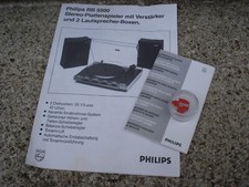 PHILIPS Plattenspieler RB 5500 : Nadel UFN70, UF70  Tonabnehmer, Schaltbild, BDA