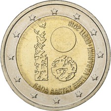 [#1165064] Estonia, 2 Euro, 2018, Bi-metallico, SPL+