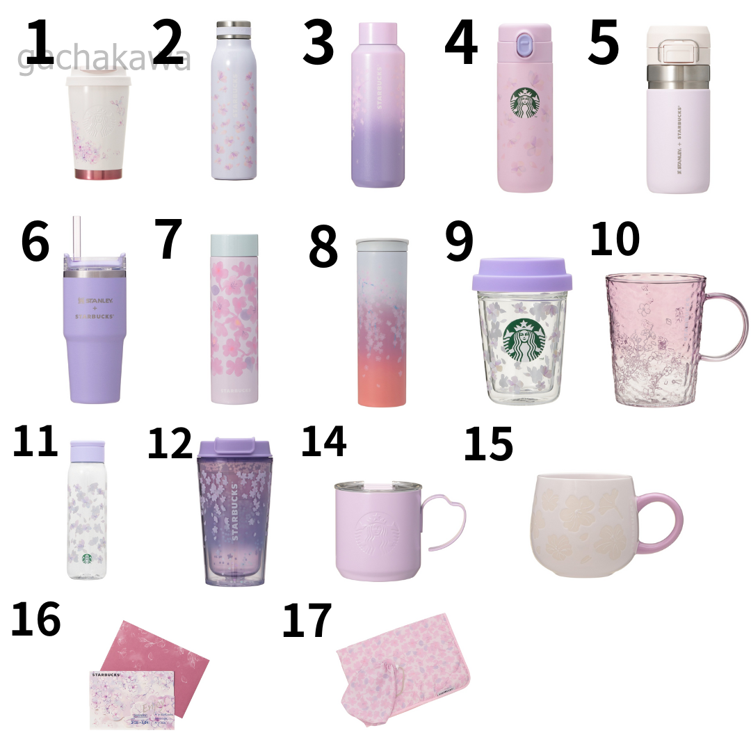 スターバックス　SAKURA2025　2個セット Starbucks Japan 2025 SAKURA 2nd Evening Cherry Blossoms Tumbler