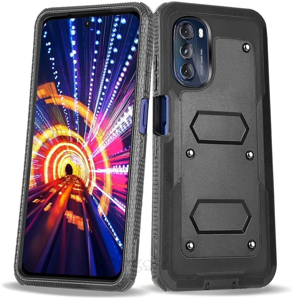 SHOCKPROOF RUGGED REFINED Military SLIM Tough HYBRID TANK ARMOR Phone Case Cover - Image 3 of 4