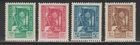 YUGOSLAVIA - 1946 Michel no. 497 - 500 MNH
