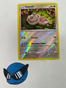 168/236 Slakoth Common Reverse Holo Unified Minds Pokemon Card
