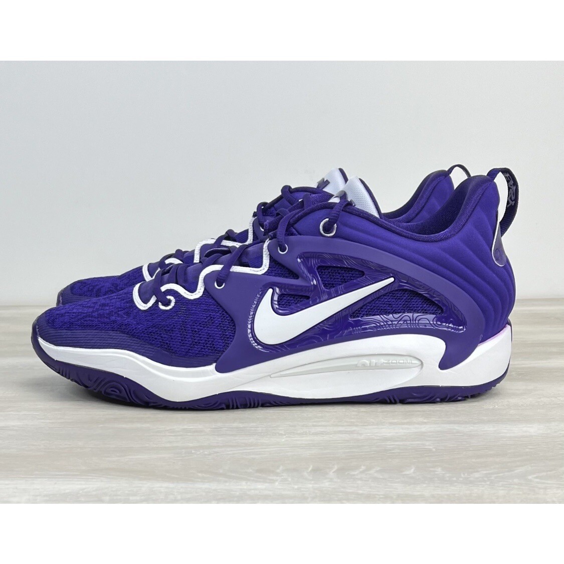 Nike KD15 TB Promo Court Purple White Basketball Shoes  display picture 3