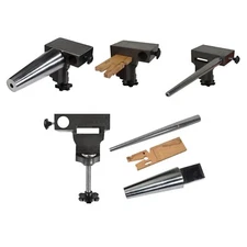 Multi Mandrel Kit w/ Anvil Clamp, wooden Bench Pin, ROUND Bracelet and Mandrel