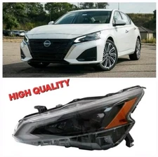 Fits 2023 2024 Nissan Altima Full LED Headlight Lamp Assembly Left Driver Black