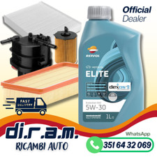 KIT TAGLIANDO FORD FIESTA / FORD FUSION 1.4 TDCI 68 CV + 4 LT OLIO REPSOL 5W-30