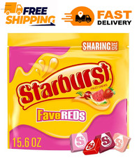 STARBURST FaveREDS Fruit Chews Candy, Chewy Candy, 15.6 oz Sharing Size Bag