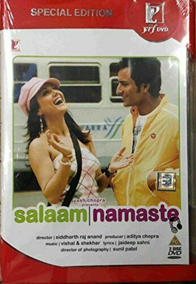 SALAAM NAMASTE SAIF ALI KHAN, PRETTY ZINTA NEWW BOLLYWOOD DVD