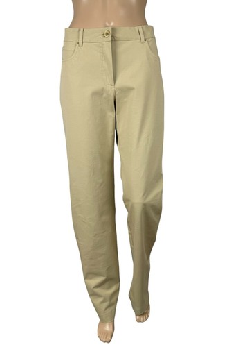 Pantalones chinos clásicos Weekend Max Mara 5 bolsillos talla US10 - Imagen 2 de 11