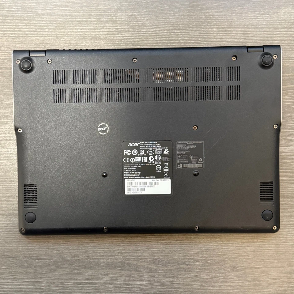 Acer C720 Chromebook C720-2844 11.6" 16GB, , 1.4GHz, 4GB Gray Notebook - Image 3 of 4