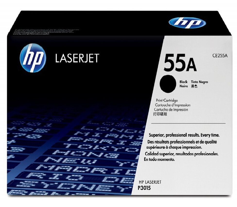 HP 55X CE255X Toner Noir de Haute Capacité - Rendement Supérieur pour Impressions Professionnelles
