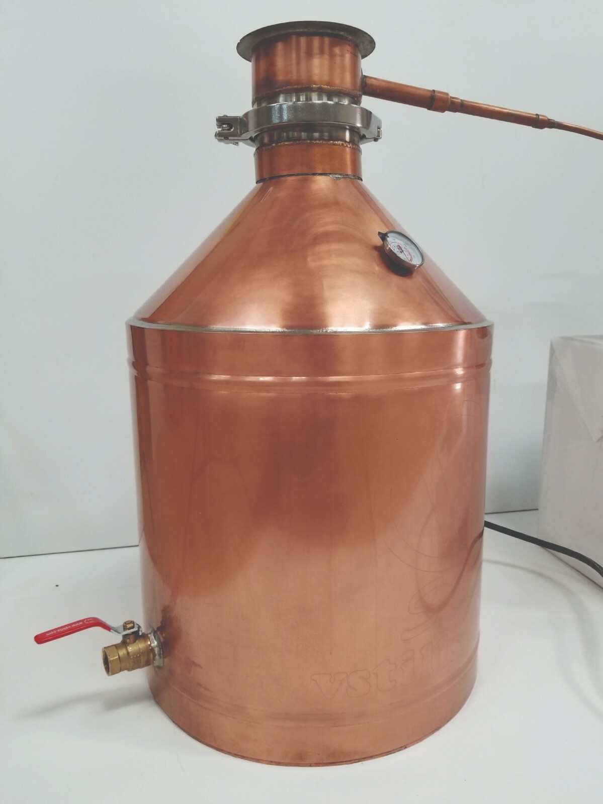20 Gallon Copper Moonshine Still with Worm and Thumper