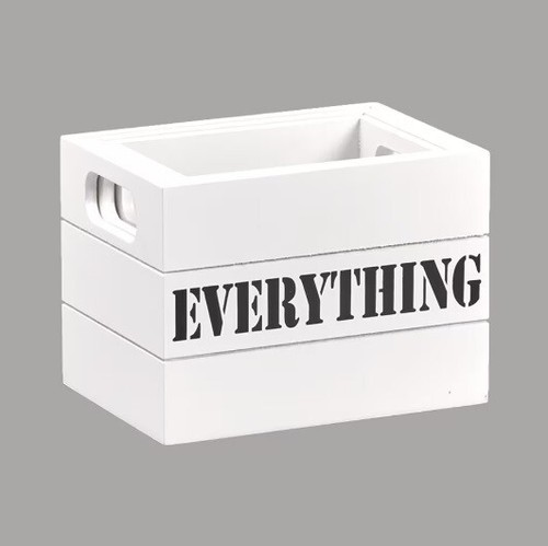 Juego de 3 cajas organizadoras de anidación de madera de escritorio todo menos cosas - Imagen 5 de 5