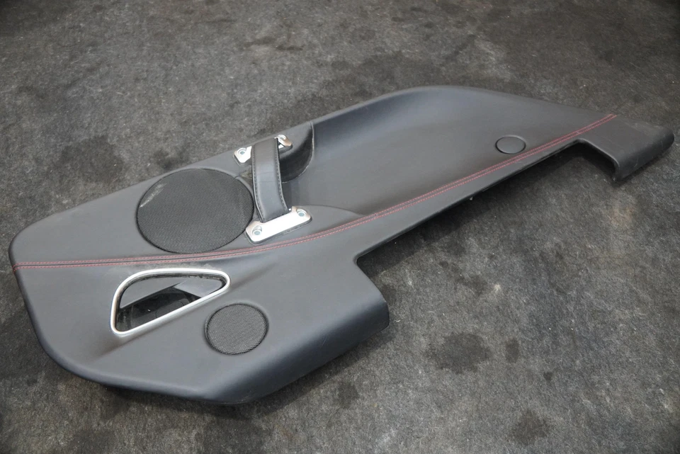 Front Left Driver Interior Door Trim Panel Cover Black OEM Alfa Romeo 4C 2015-20 - Image 3 of 4