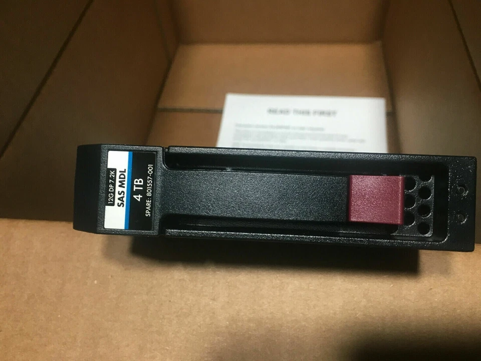 New HP MSA 4TB 12G SAS 7.2K 3.5IN MIDLINE HARD DRIVE K2Q82A 801557-001 - Image 3 of 3
