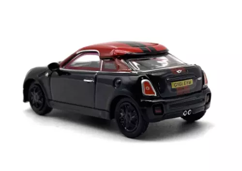 1:76 Red Mini Copper Coupe Sports Model Diecast Metal Car - Picture 6 of 8