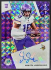 2020 Panini Mosaic Justin Jefferson Rookie Auto Mosaic Prizm RC Vikings JS14