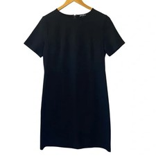 J Crew Factory Ponte Knit Dress Women’s 14 Black Stretchy Work Career