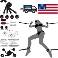 Comfortable Bondage Restraints Kit for Couples with Adjustable Cuffs and Straps