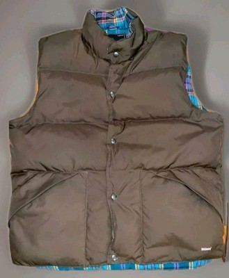 Stussy Men s Puffer Vest - Brown & Purple. Super Warm ~Size Small