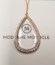 Moderne Monocle Aria Monocle Magnifier Pendant Necklace 30" 2"