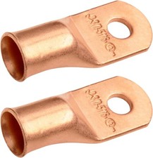 3/0 AWG 5/16 Inch Stud Copper Lugs Ring Terminals Battery Cable Ends 000 Gauge
