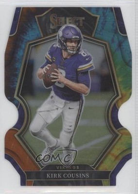 2022 Panini Select Premier Level Tie-Dye Prizm Die-Cut 21/25 Kirk Cousins n0c