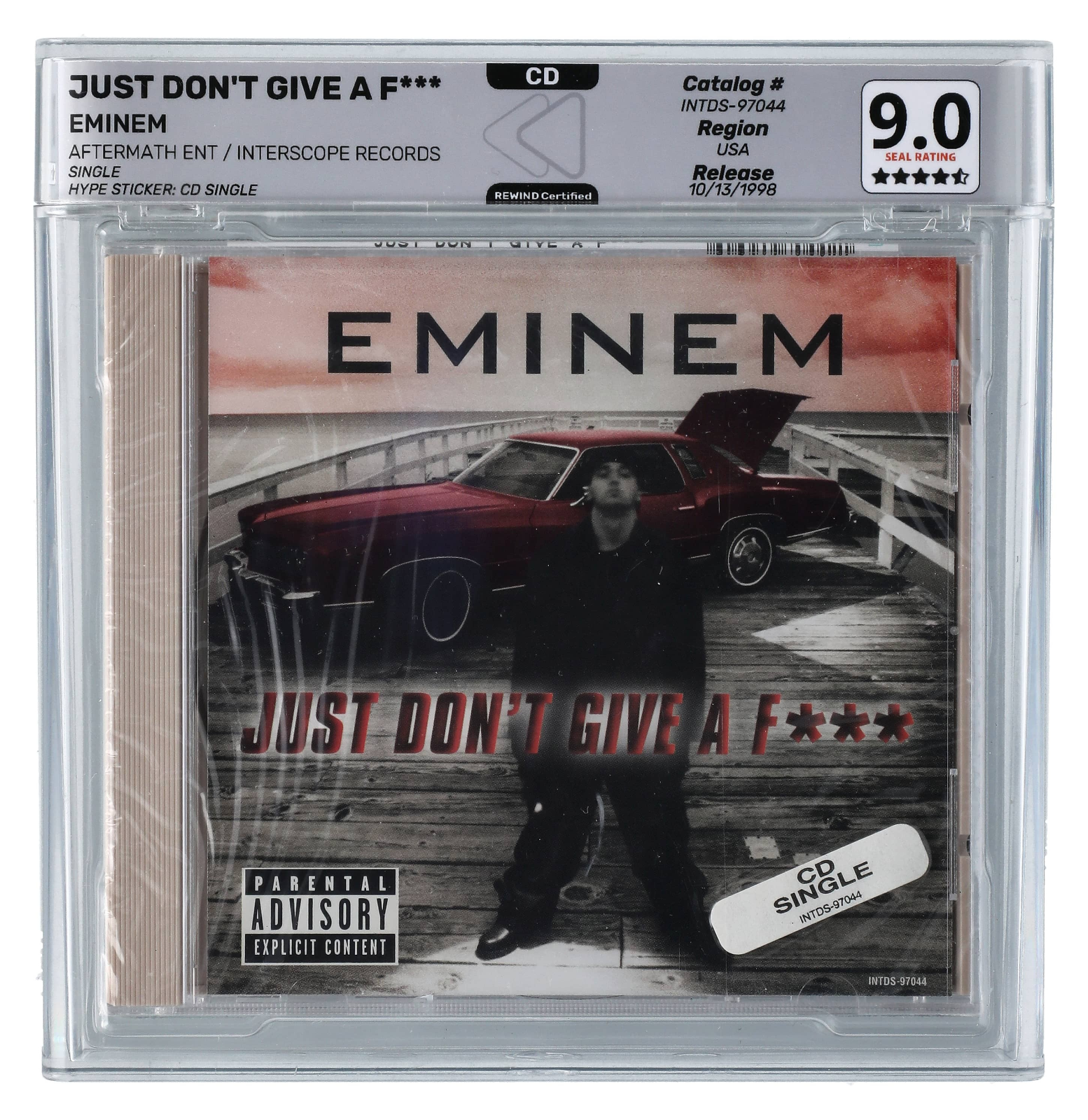 SEALED, Eminem – Just Don't Give A F***, Audio CD, REWIND [9.0], US, 1998
