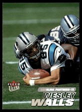 2001 Ultra Wesley Walls Carolina Panthers #163