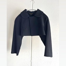 Comme Des Garcons Navy Cropped Jacket S Short Length