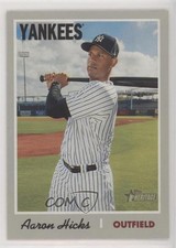 2019 Topps Heritage Aaron Hicks #373 uk2