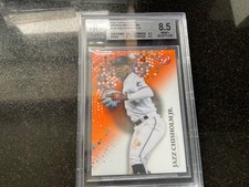 2022 Topps Pristine #114 Jazz Chisholm Jr. ORANGE REFRACTOR 8/25 BGS SICK